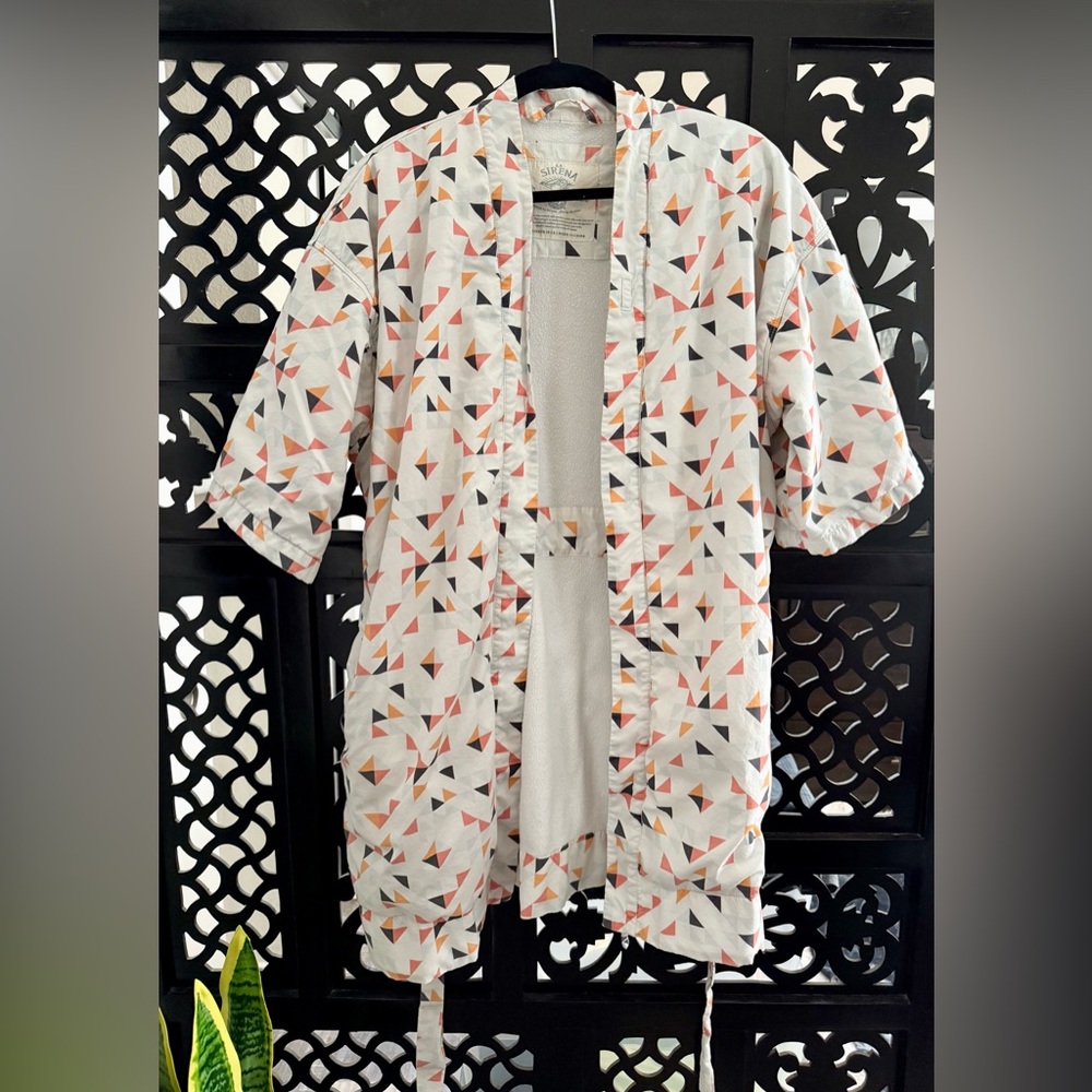 California Cowboy La Sirena Women’s Retro Geometric Patterned Robe